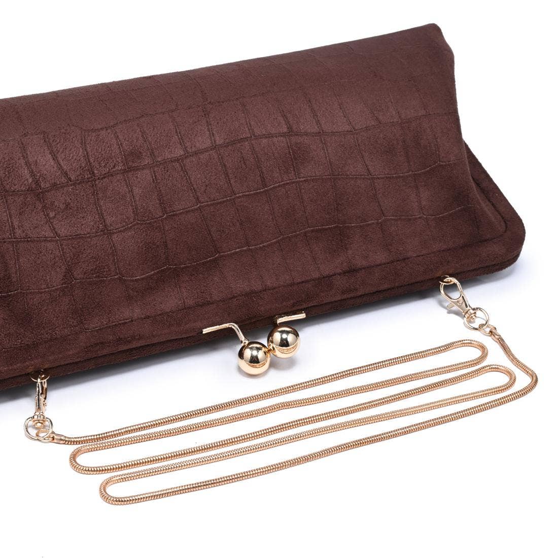 Kristin Suede Clutch