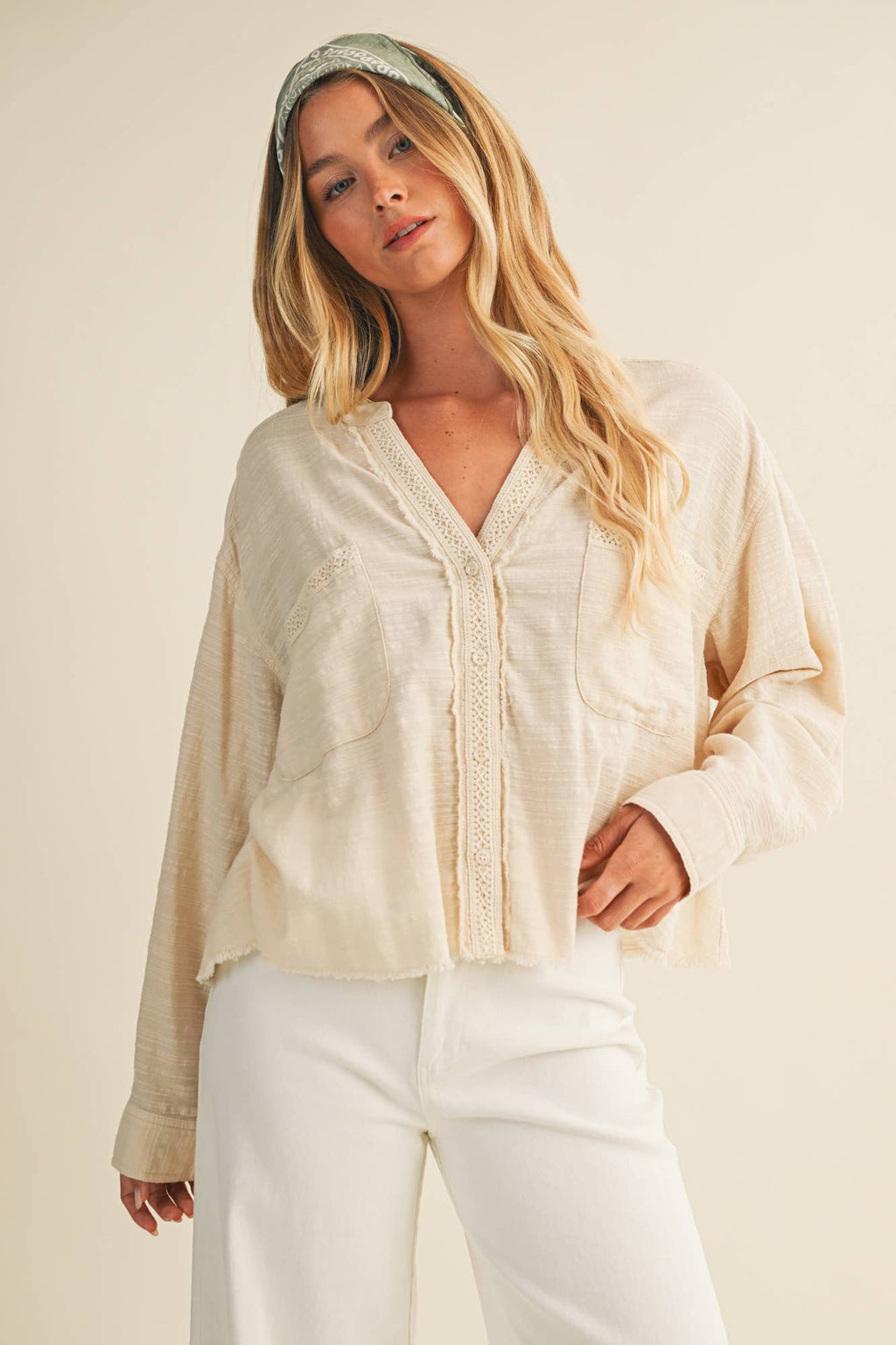 Lace Trim Shirt