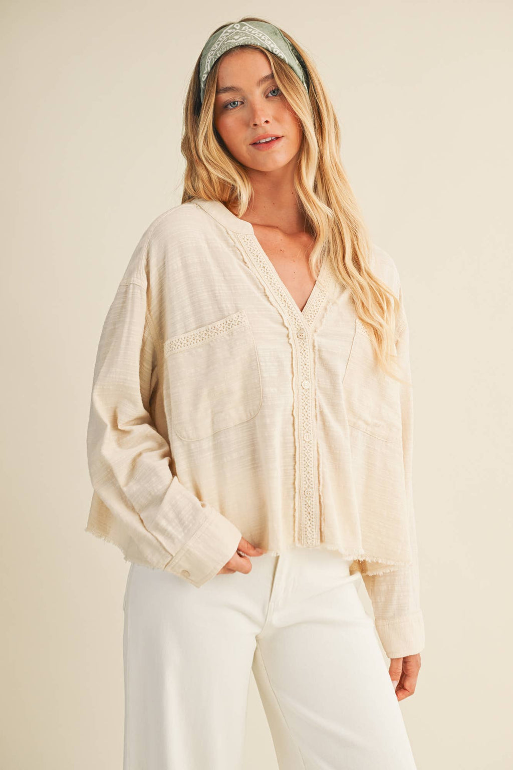 Lace Trim Shirt