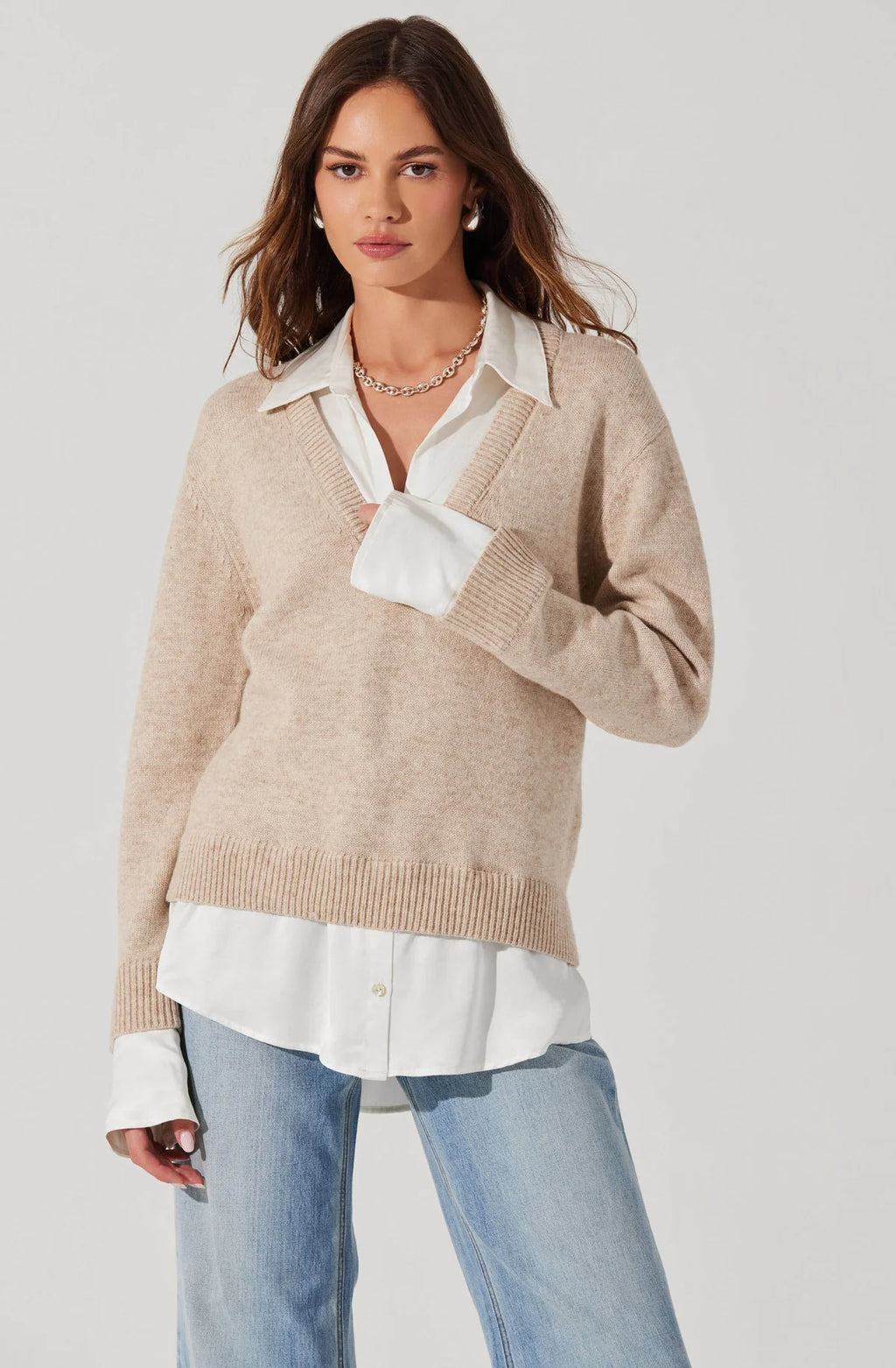 Mixed Media Sweater