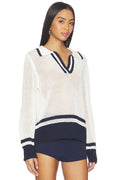 Polo Cropped Sweater