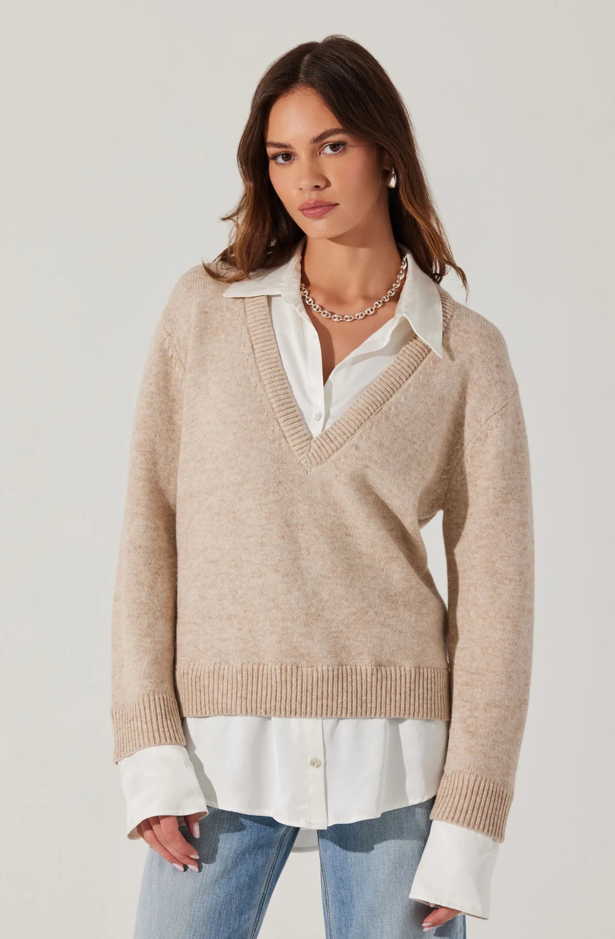 Mixed Media Sweater