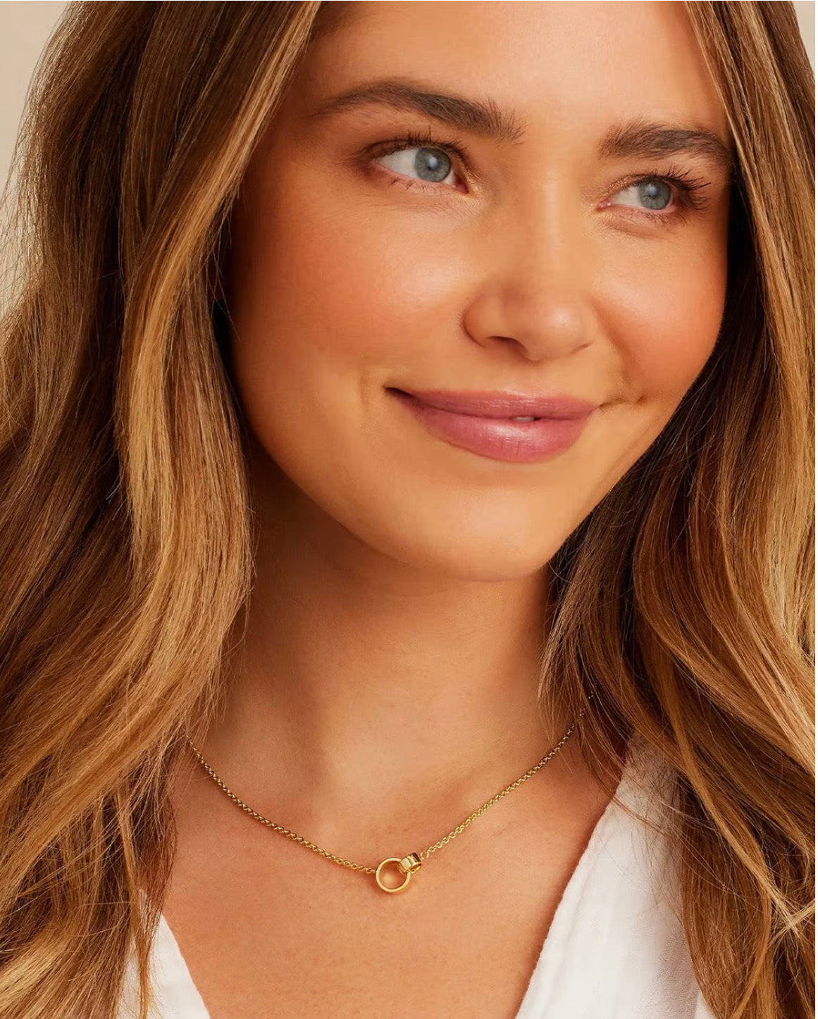 Rose Interlocking Necklace