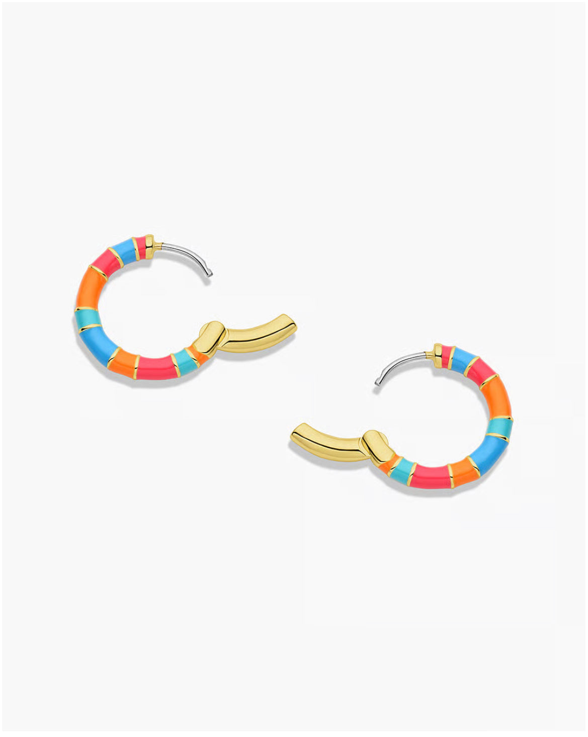 Gigi Enamel Hoops