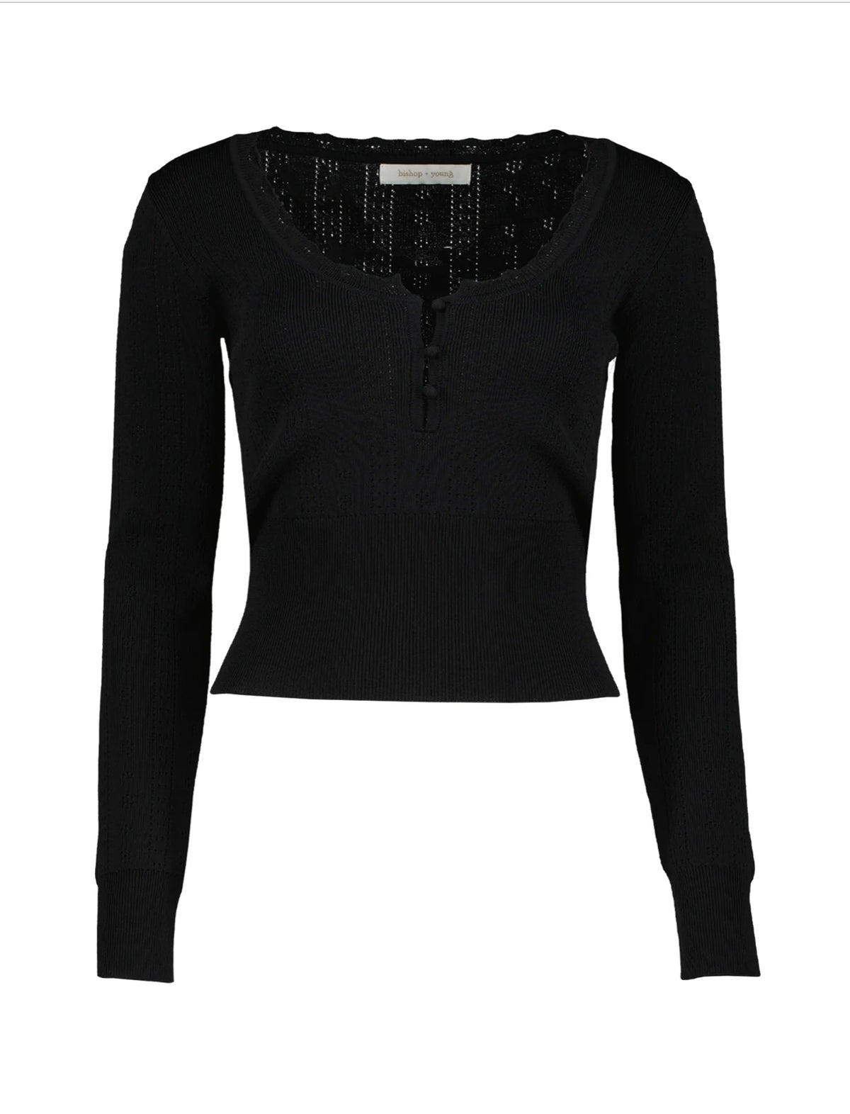 Pointelle Sweater