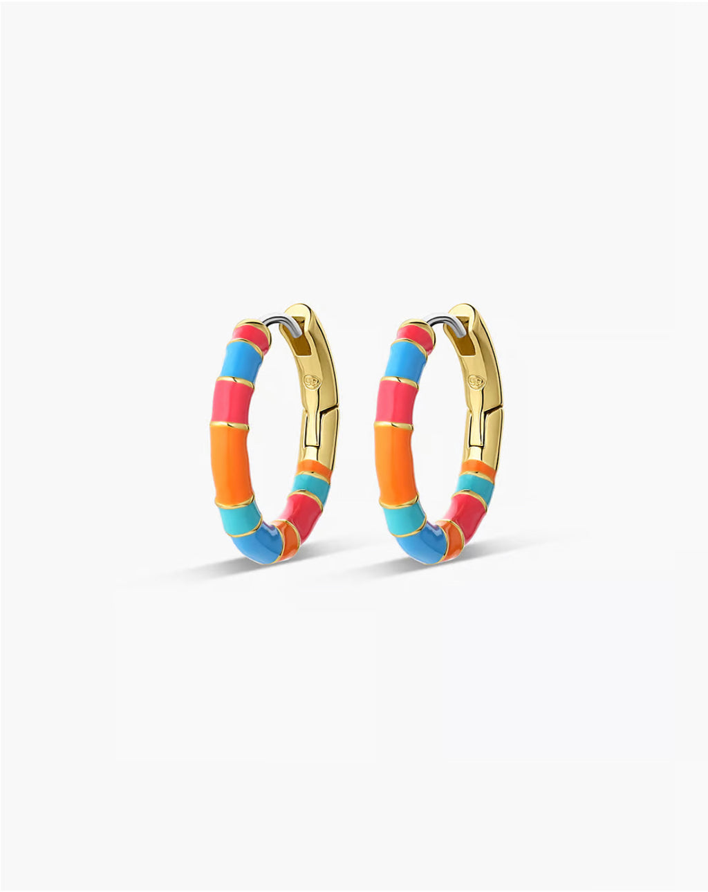 Gigi Enamel Hoops