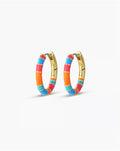 Gigi Enamel Hoops