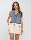 Chambray Top