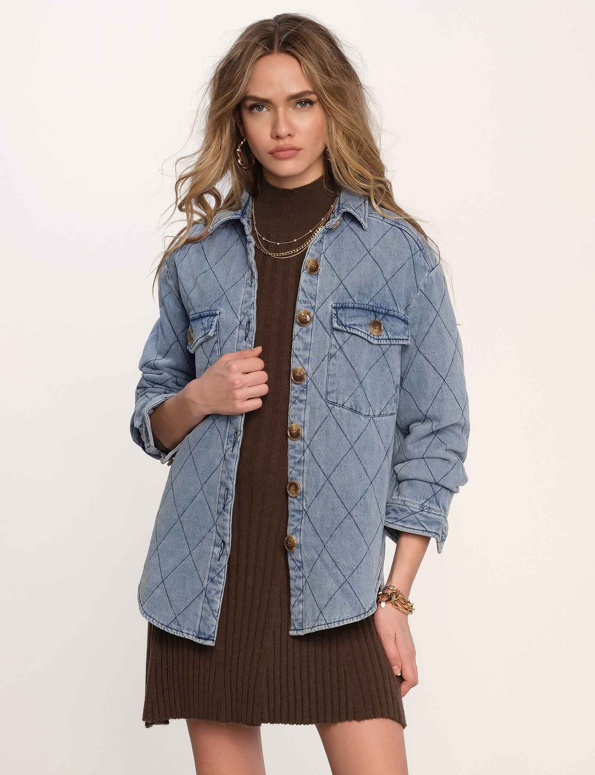 Mickey Denim Shacket