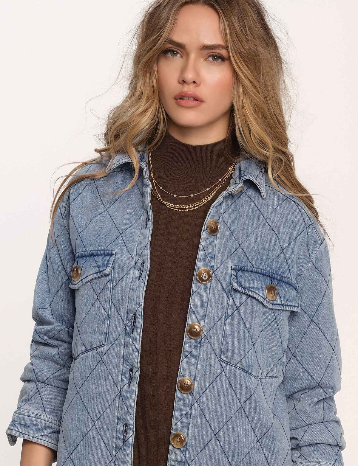 Mickey Denim Shacket