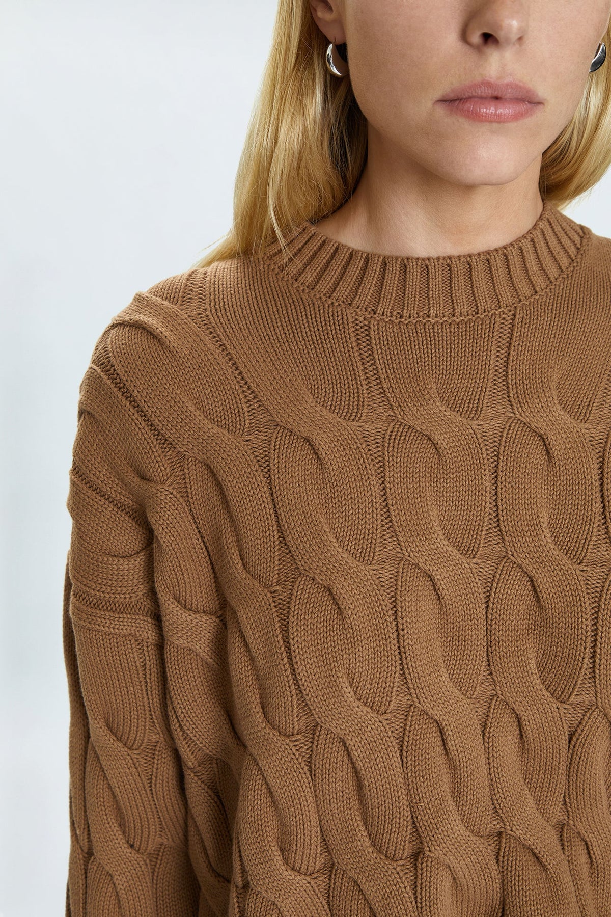 Carmel Cable Sweater