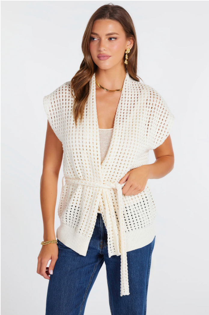 Coastal Belted Cardigan