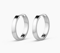 Rose Hoops Silver