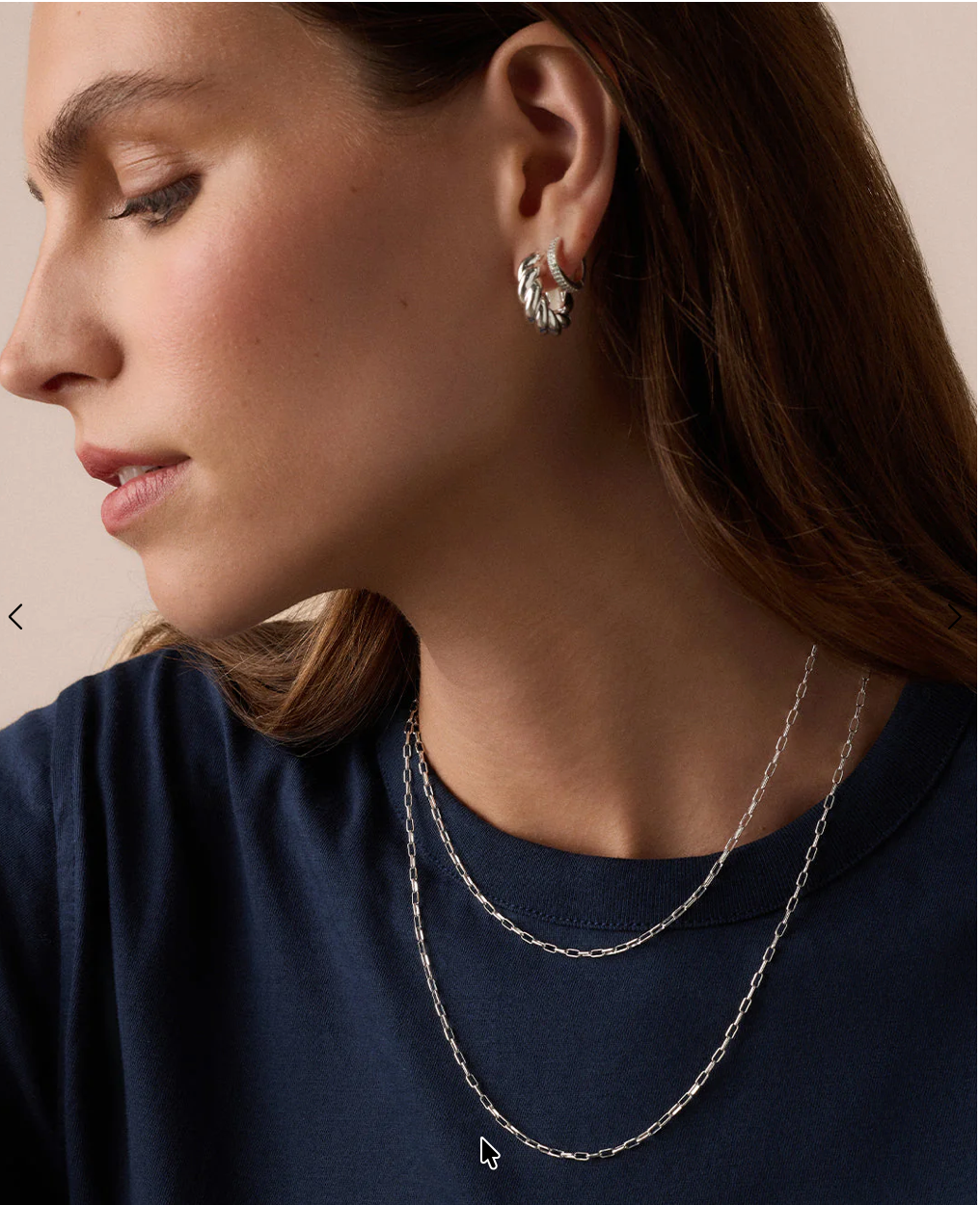 Parker Silver Necklace