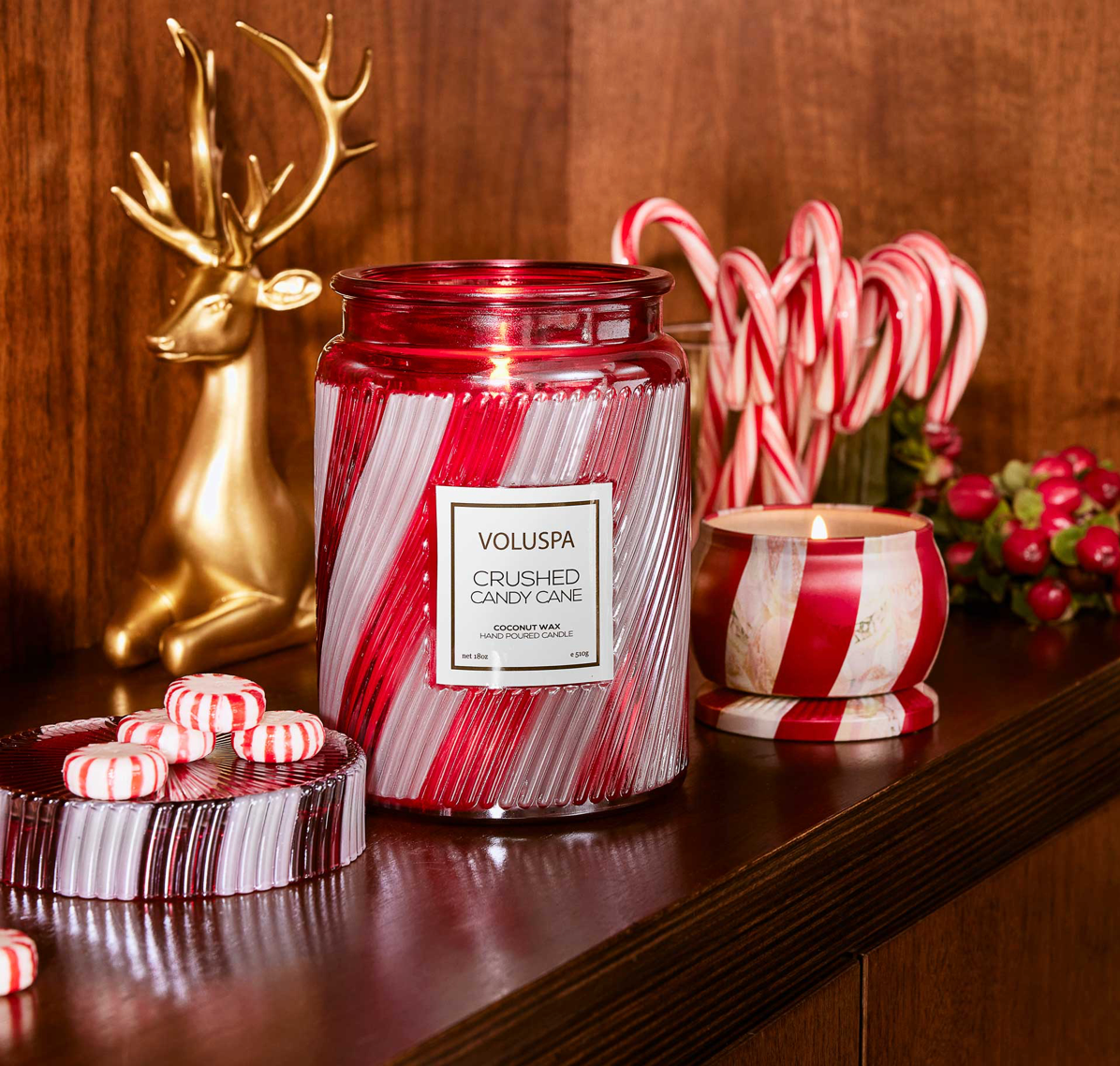 Crushed Candy Cane Large Jar