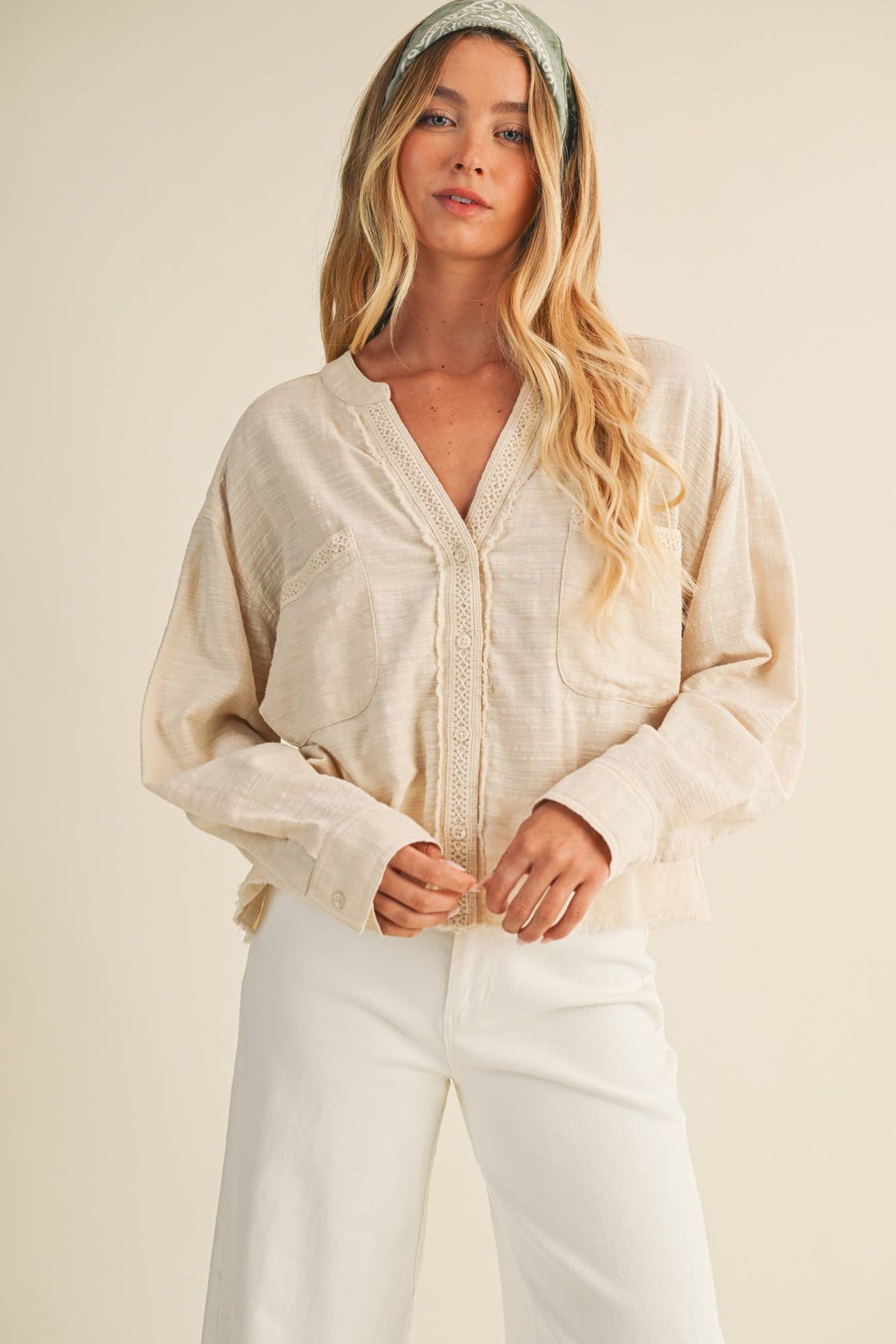 Lace Trim Shirt